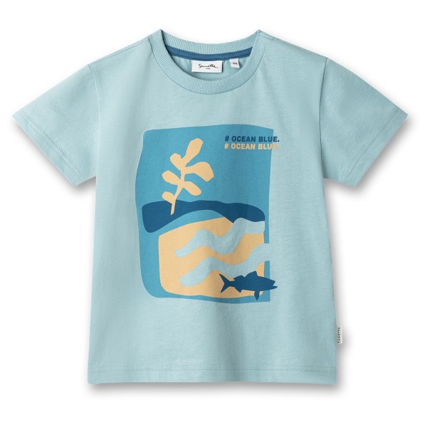 Sanetta - Pure Kids Boys LT 1 - T-Shirt Gr 128 grau von Sanetta