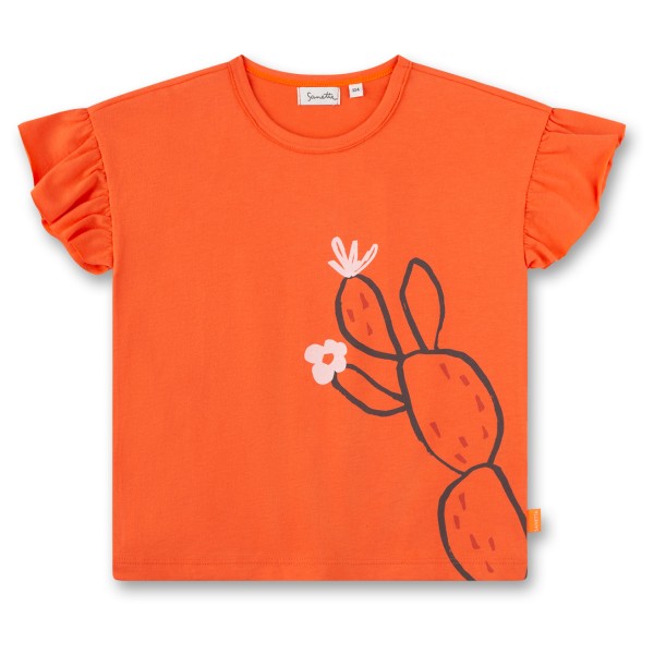 Sanetta - Pure Kids Girls Fancy T-Shirt - T-Shirt Gr 140 orange von Sanetta
