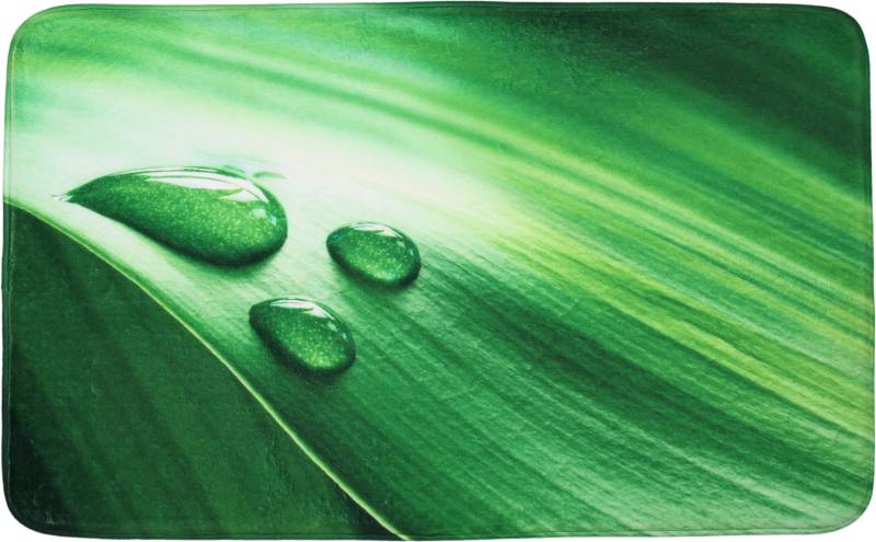 Sanilo Badematte »Green Leaf«, schnell trocknend, Memory Schaum von Sanilo