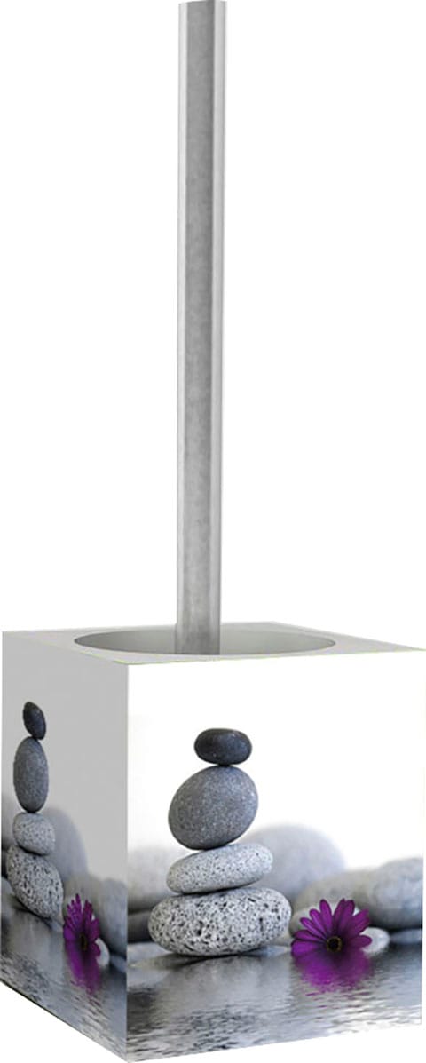 Sanilo WC-Garnitur »Energy Stones«, 2 St., aus Polyresin (Kunststein), kräftige Farben, mit auswechlbarem Bürstenkopf von Sanilo