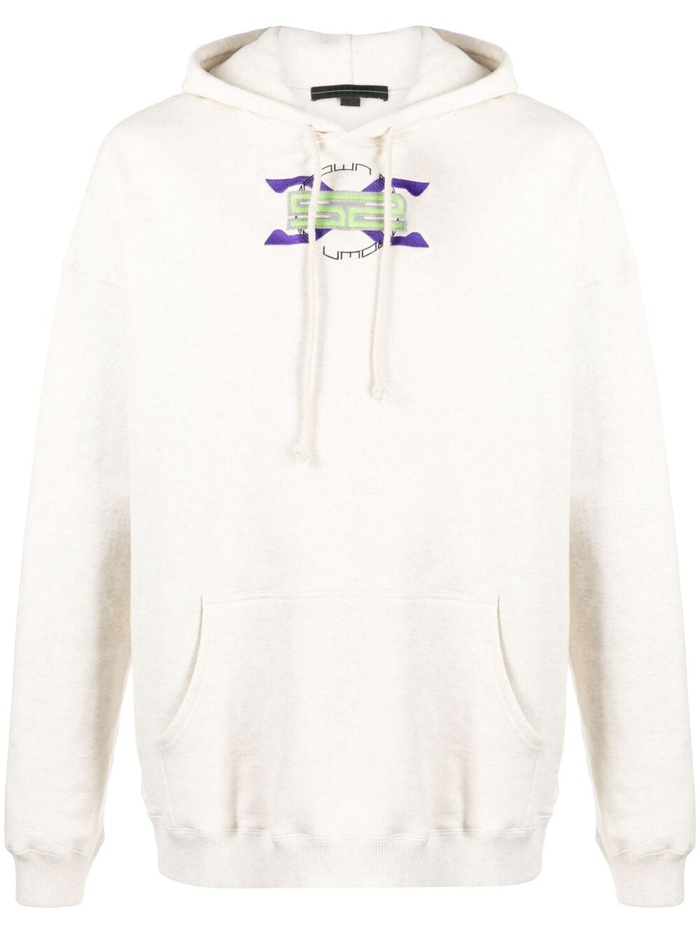 Sankuanz logo-print cotton hoodie - White von Sankuanz