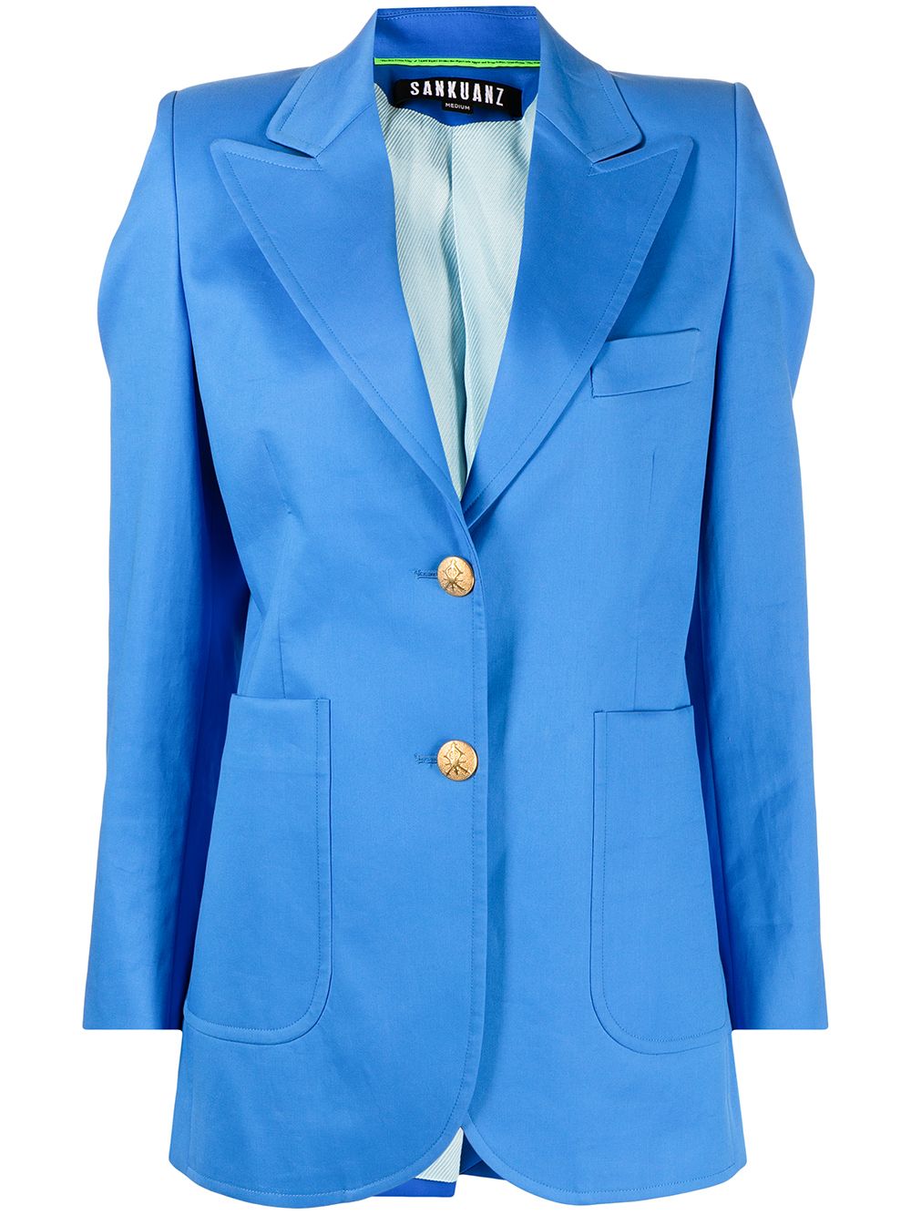 Sankuanz single-breasted blazer - Blue von Sankuanz