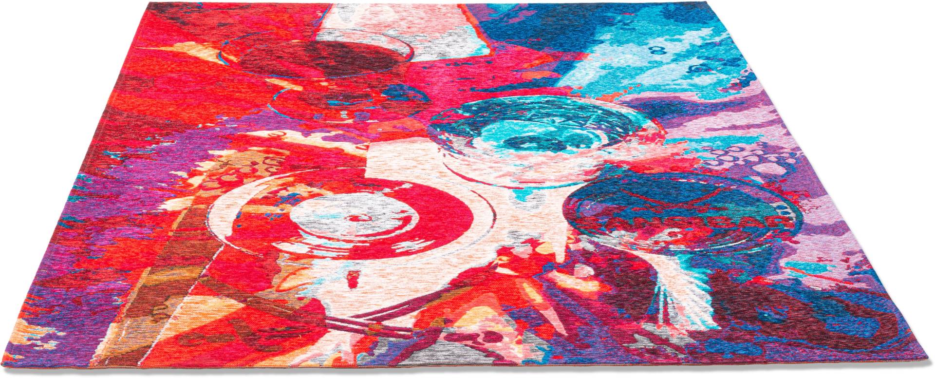 Sansibar Teppich »Keitum 008«, rechteckig, 3 mm Höhe, Flachgewebe, modernes Design, Motiv Gläser & gekreuzte Säbel Sansibar Teppich »Keitum 008«, rechteckig, 3 mm Höhe, Flachgewebe, modernes Design, Motiv Gläser & gekreuzte Säbel von Sansibar