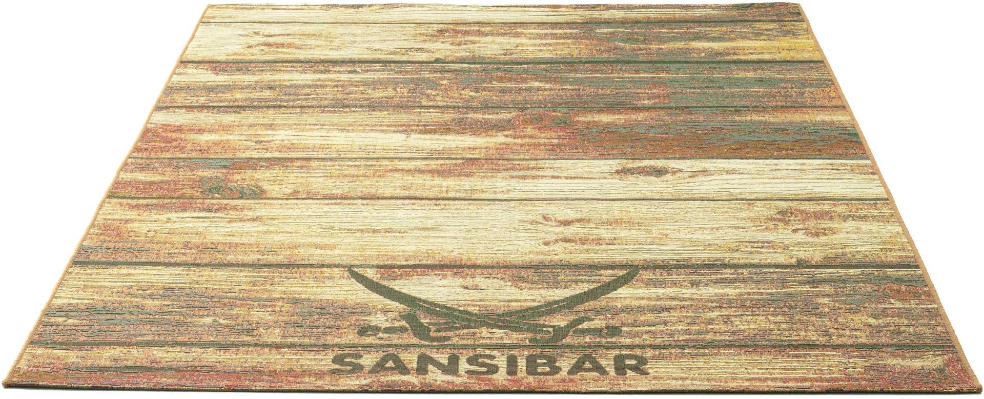 Sansibar Teppich »Rantum Beach SA-029«, rechteckig, 5 mm Höhe, Flachgewebe, modernes Design, Motiv Holzdielen, In- & Outdoor geeignet Sansibar Teppich »Rantum Beach SA-029«, rechteckig, 5 mm Höhe, Flachgewebe, modernes Design, Motiv Holzdielen, In- & Outdoor geeignet von Sansibar