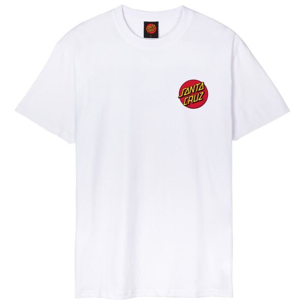 Santa Cruz - Classic Dot Chest - T-Shirt Gr XXL weiß von Santa Cruz