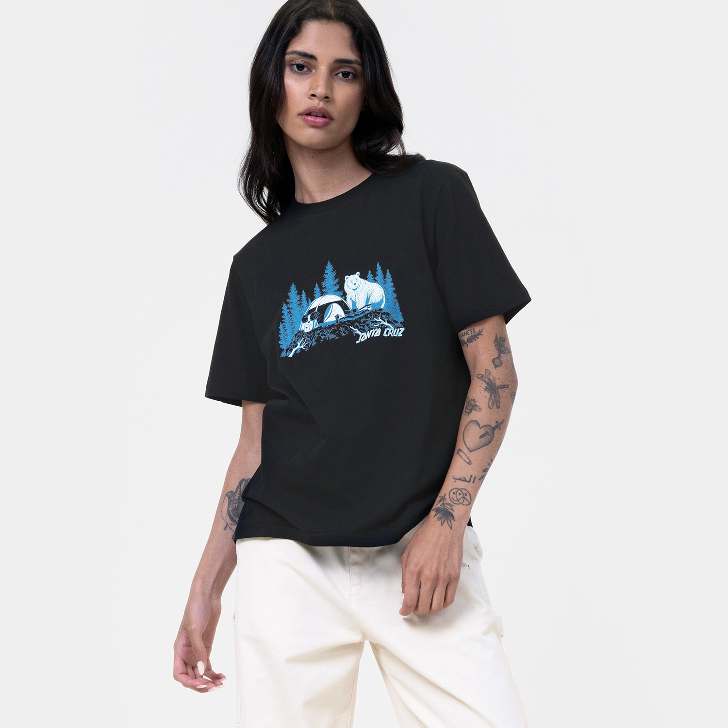 Santa Cruz T-Shirt »WOODLAND MINI STRIP FRONT T-SHIRT«, (1 tlg.) von Santa Cruz