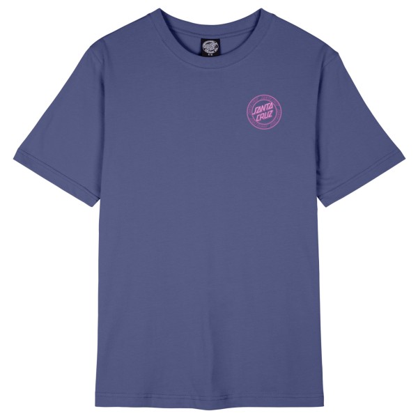 Santa Cruz - Women's Check Outline Ringed Dot - T-Shirt Gr 6 blau von Santa Cruz