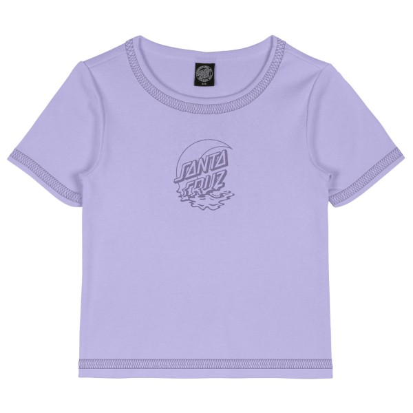 Santa Cruz - Women's Moon Dot Reflection Front T-Shirt - T-Shirt Gr 12 lila von Santa Cruz