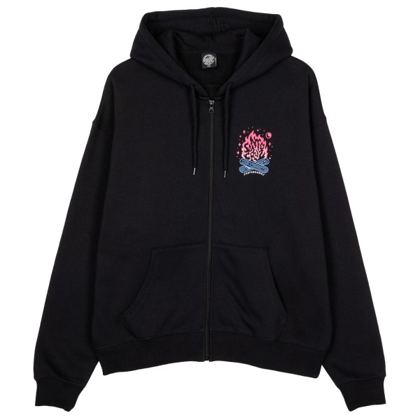 Santa Cruz - Women's Starry Campfire Zip Hood - Hoodie Gr 8 schwarz von Santa Cruz