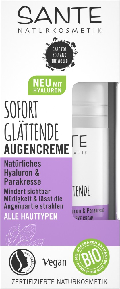 Sante - Sof. Glätt. Augencreme Hyaluron Sante - Sof. Glätt. Augencreme Hyaluron von Sante