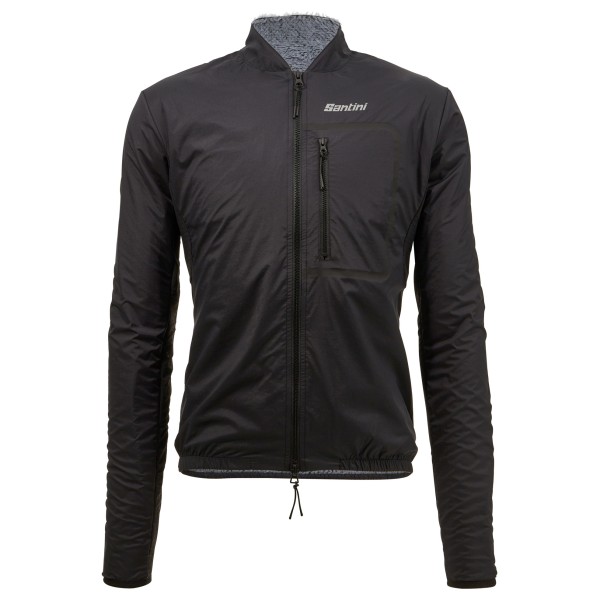 Santini - Alpha T. Lined Windproof Gravel Cycling Jacket - Velojacke Gr M schwarz Santini - Alpha T. Lined Windproof Gravel Cycling Jacket - Velojacke Gr M schwarz von Santini