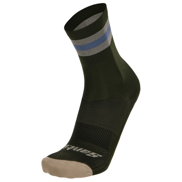 Santini - Bengal High Profile Socks - Velosocken Gr 44-47 - XL/XXL oliv Santini - Bengal High Profile Socks - Velosocken Gr 44-47 - XL/XXL oliv von Santini
