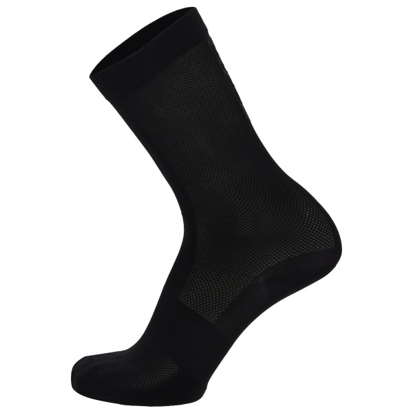 Santini - Cycling High Socks Q-Skin Puro - Velosocken Gr 44-47 - XL/XXL schwarz von Santini