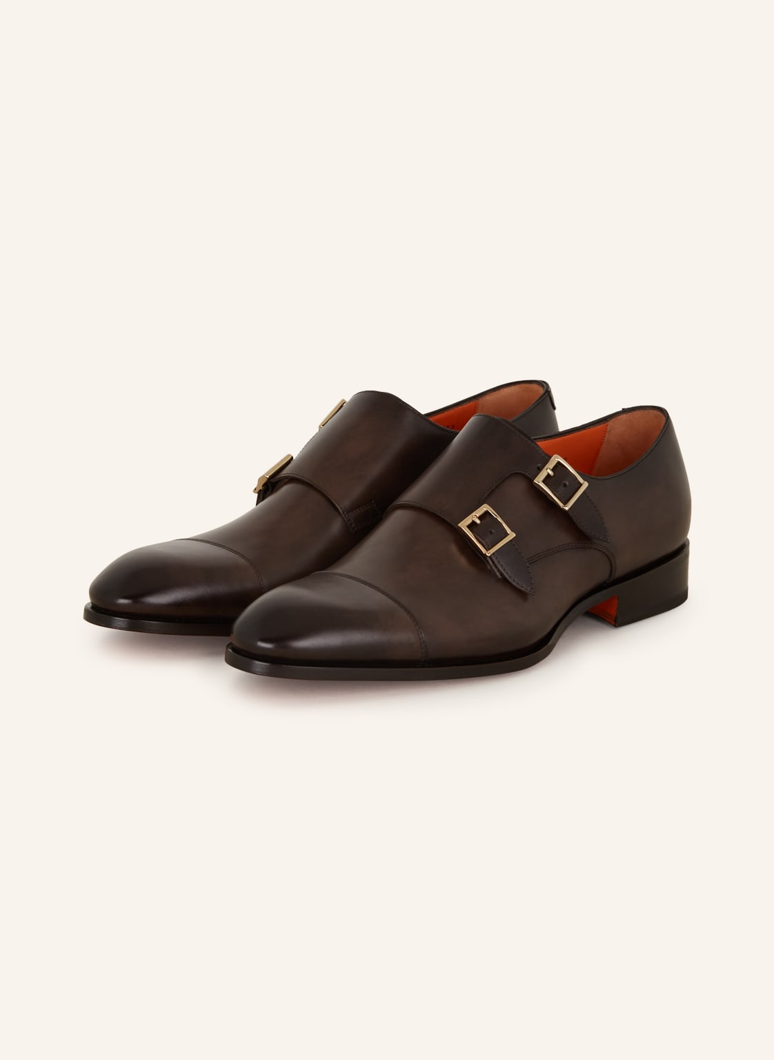 Santoni Double-Monks braun von Santoni