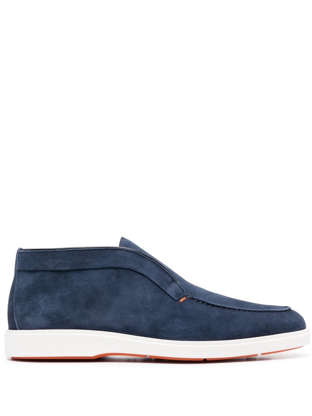 Santoni Dragon suede shoes - Blue von Santoni