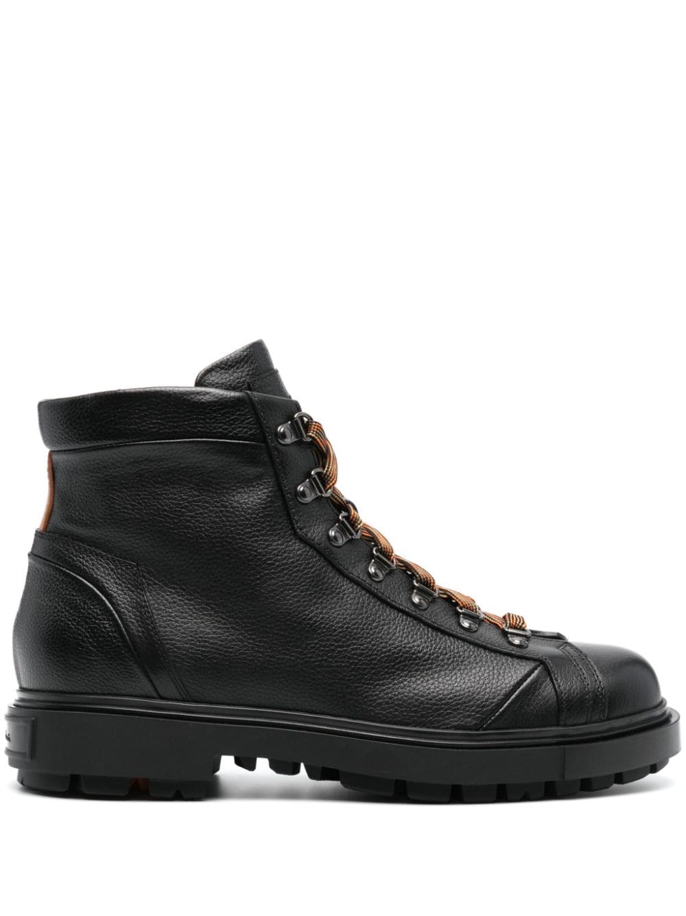 Santoni Farah leather boots - Black von Santoni