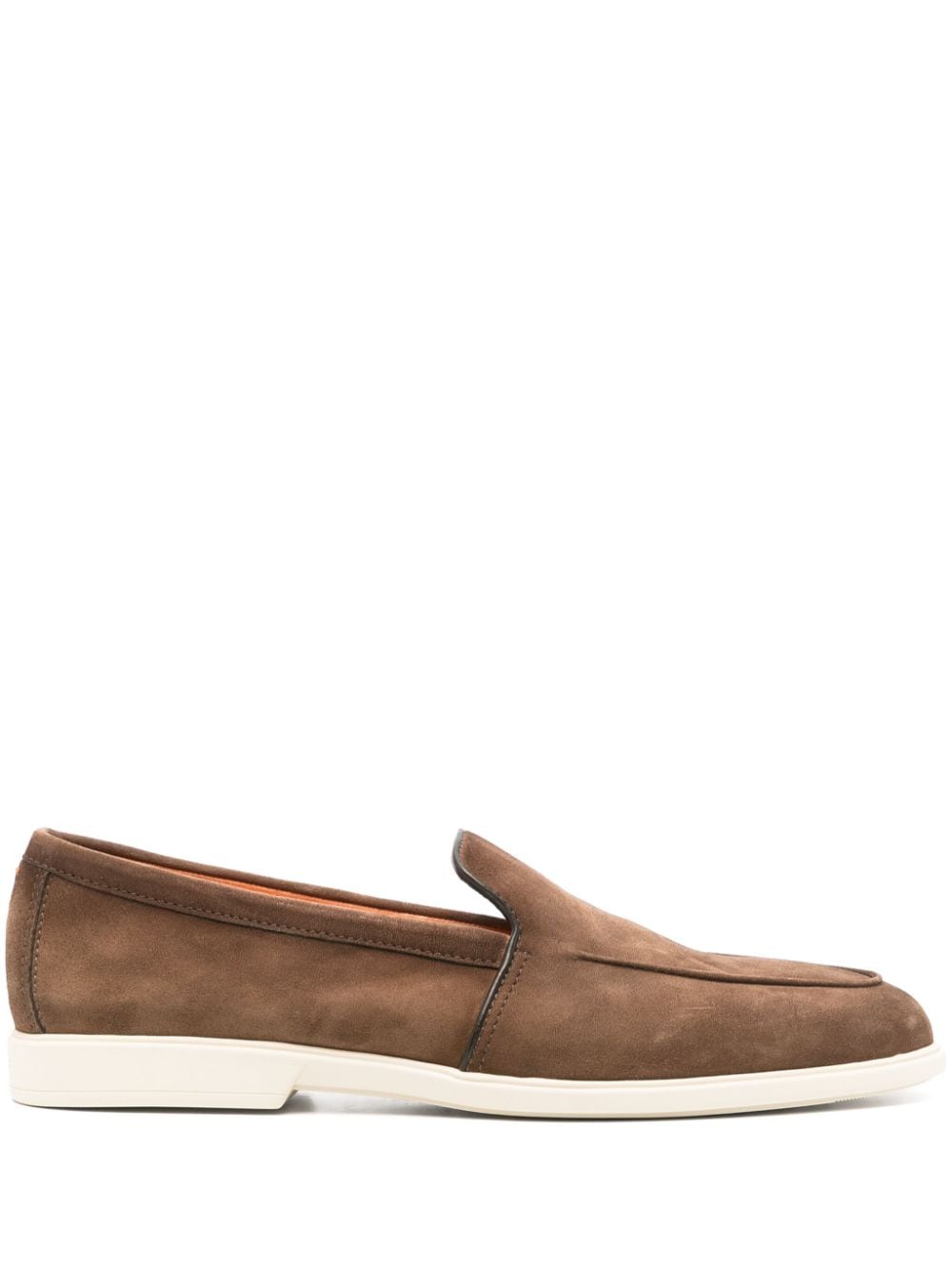 Santoni Malibu suede loafers - Brown von Santoni