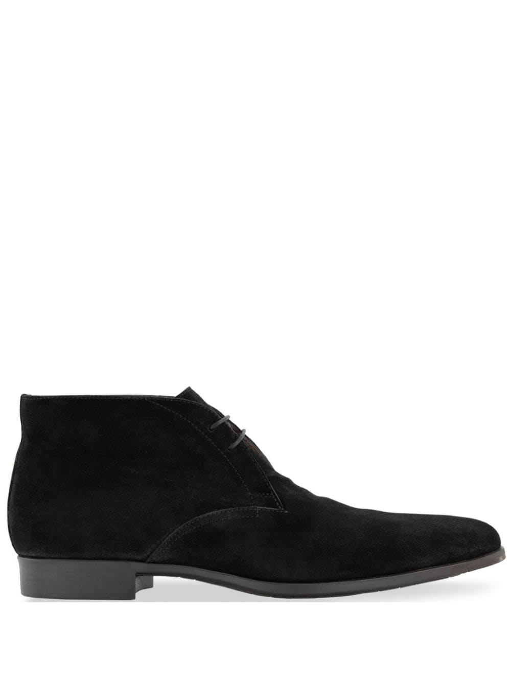 Santoni William suede ankle boots - Black von Santoni