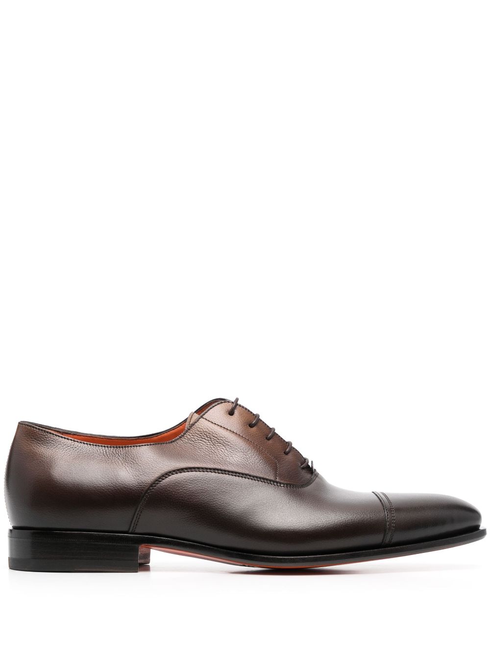 Santoni gradient-effect leather oxford shoes - Brown von Santoni