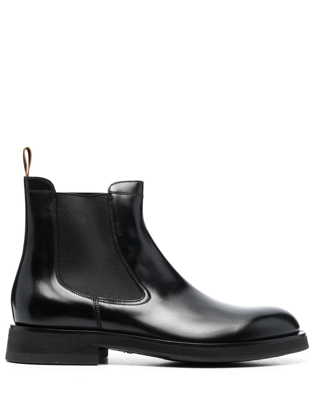 Santoni leather Chelsea boots - Black von Santoni
