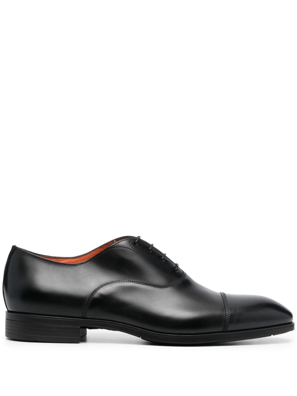 Santoni leather Oxford shoes - Black
