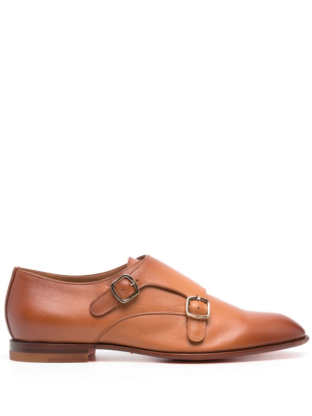 Santoni ombré-effect monk shoes - Brown von Santoni