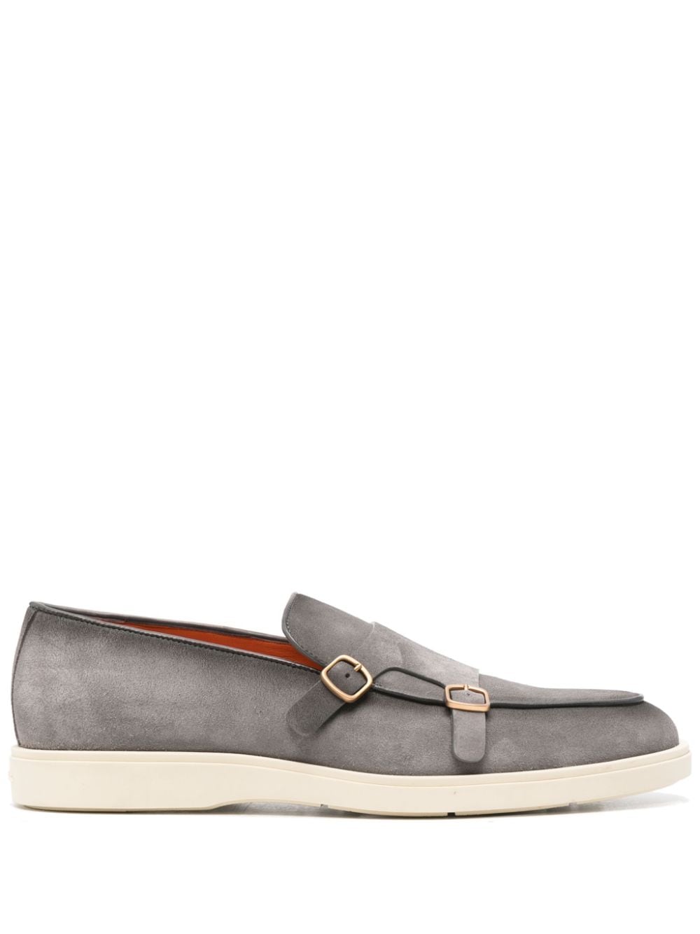 Santoni rubber-sole monk shoes - Grey von Santoni