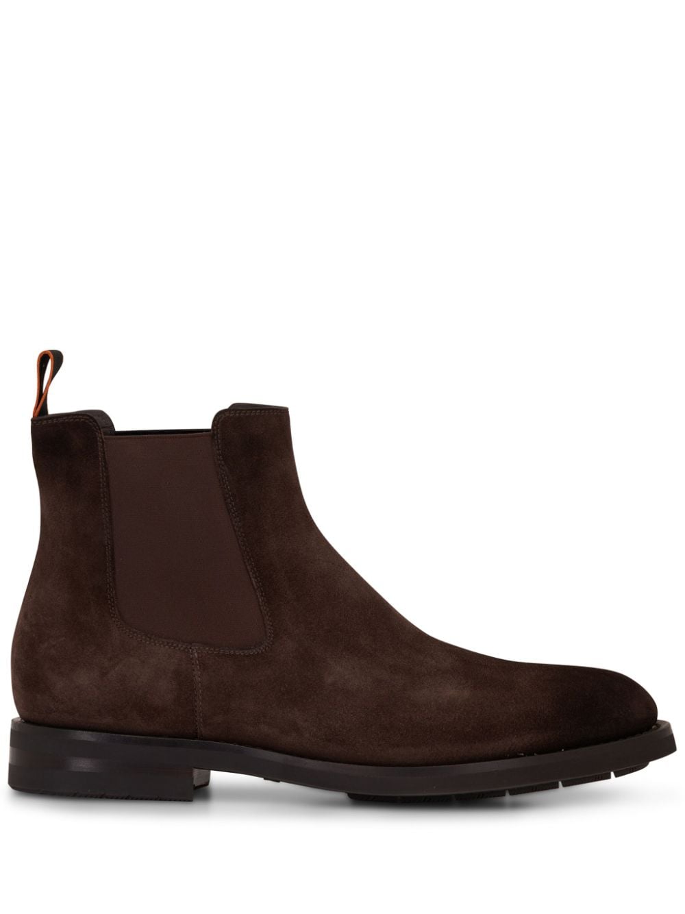 Santoni suede chelsea boots - Brown von Santoni