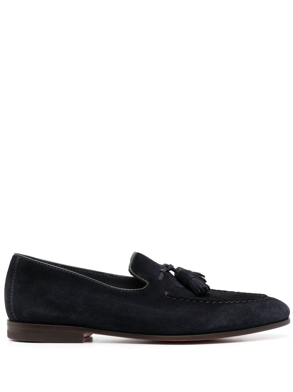 Santoni tassel detail loafers - Blue von Santoni