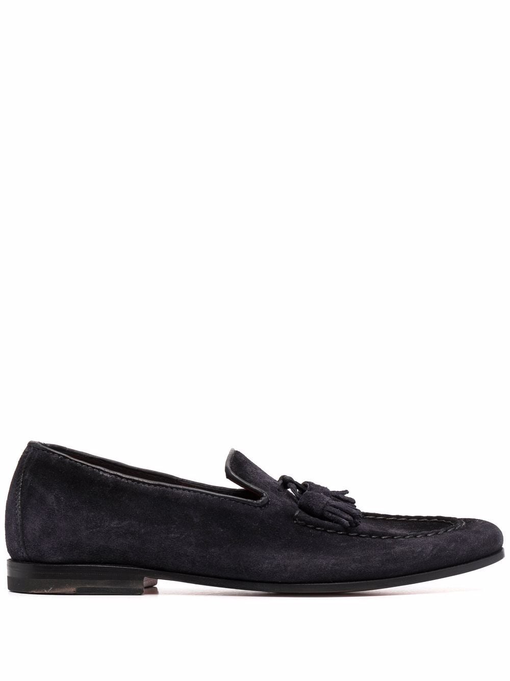 Santoni tassel slip-on loafers - Blue von Santoni