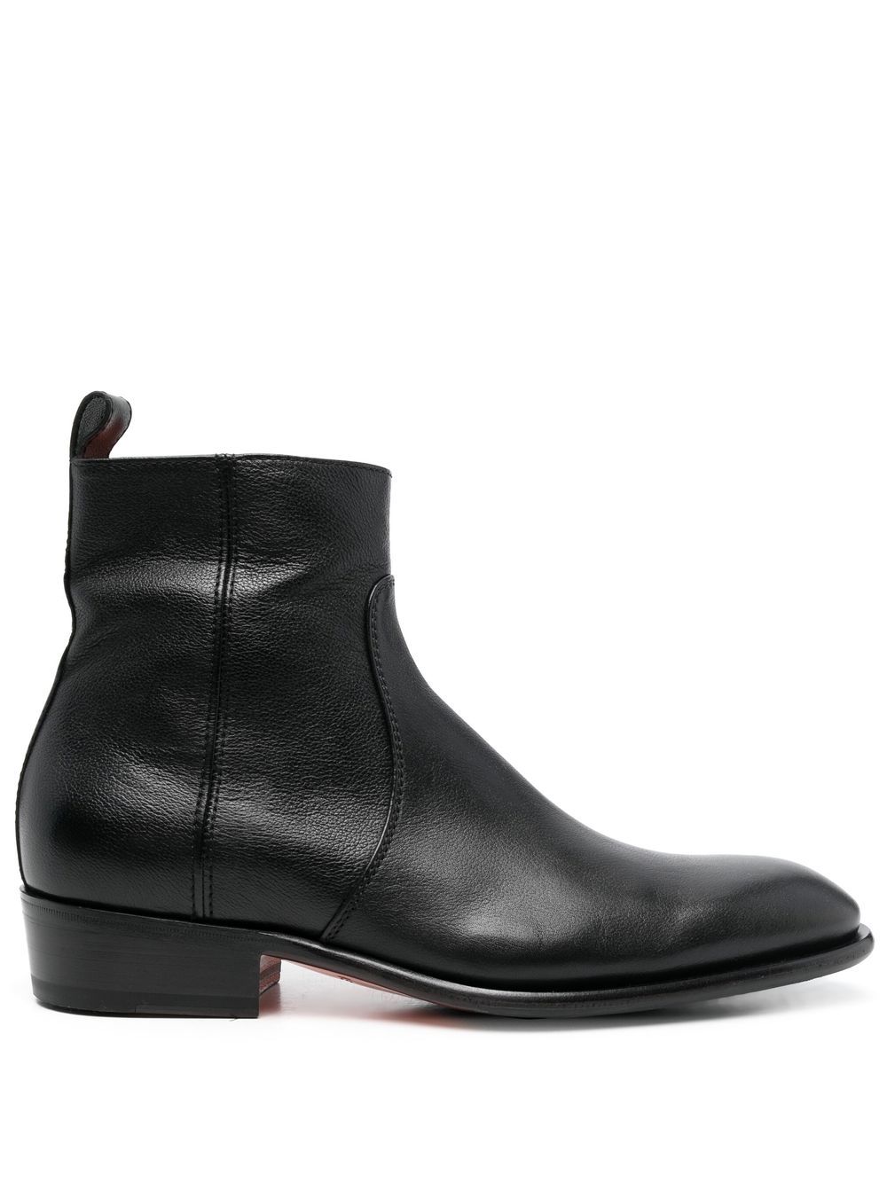 Santoni zipped ankle boots - Black von Santoni