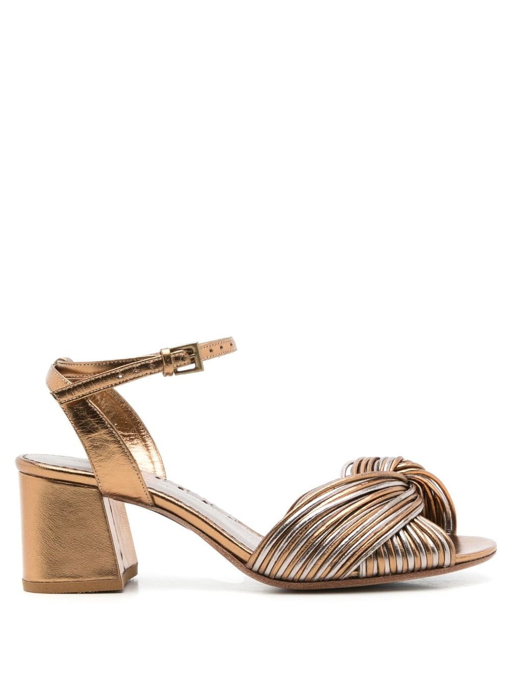 Sarah Chofakian 65mm Colagem leather pumps - Gold von Sarah Chofakian