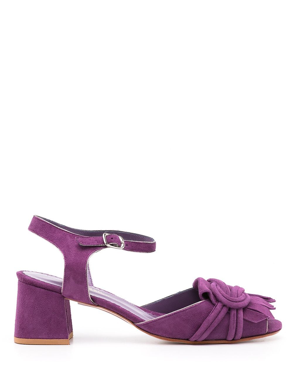 Sarah Chofakian Antonieta suede sandals - Purple von Sarah Chofakian