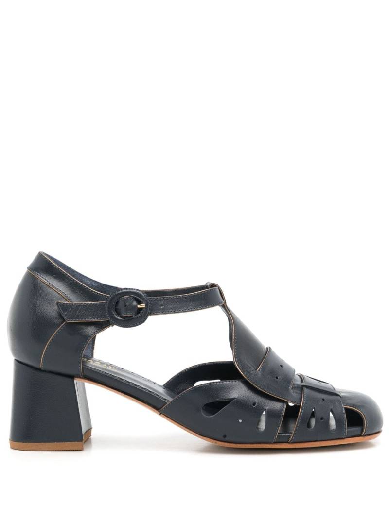 Sarah Chofakian Bastien 40mm mid-heel sandals - Black von Sarah Chofakian