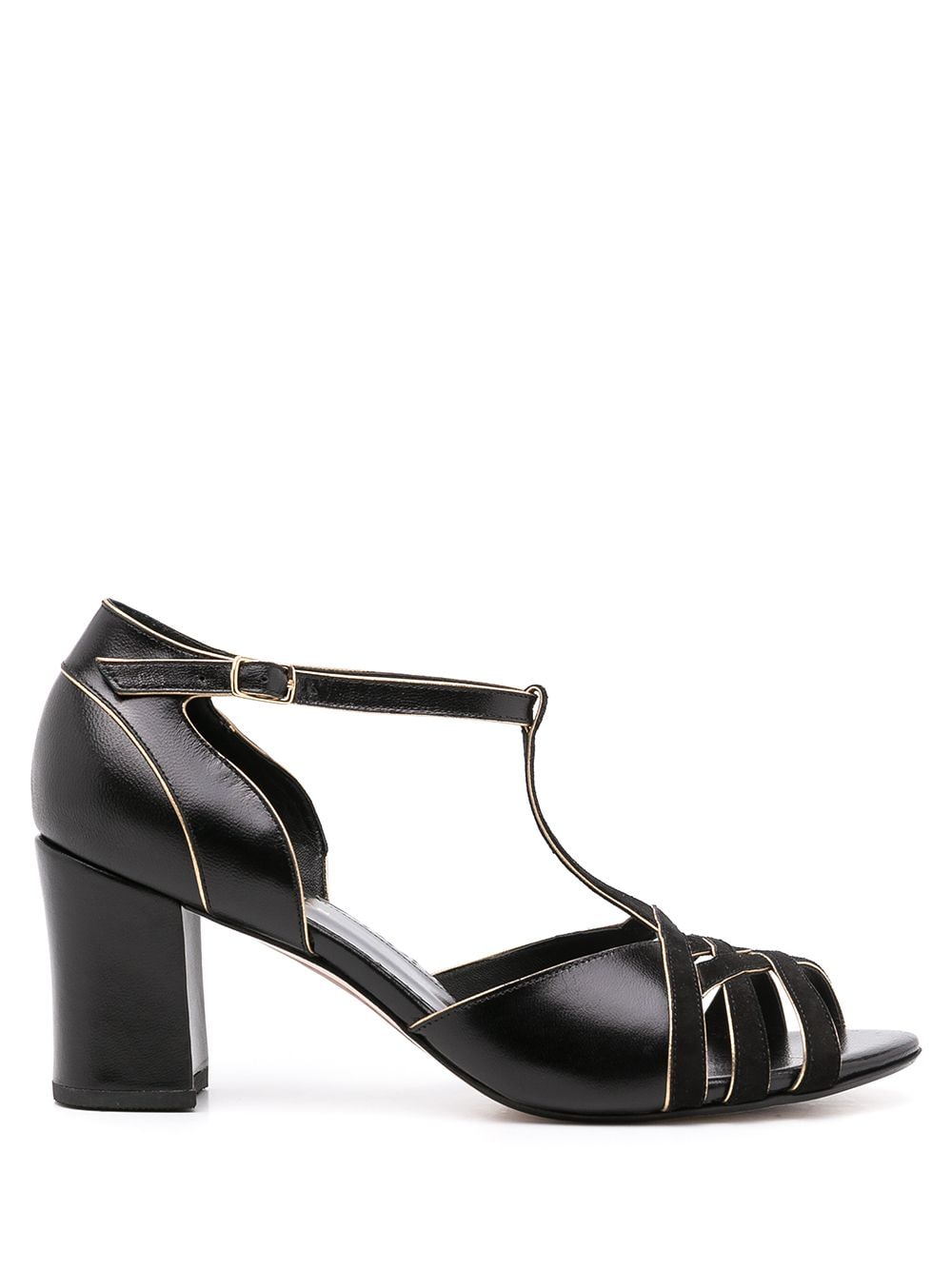 Sarah Chofakian Chiara leather sandals - Black von Sarah Chofakian