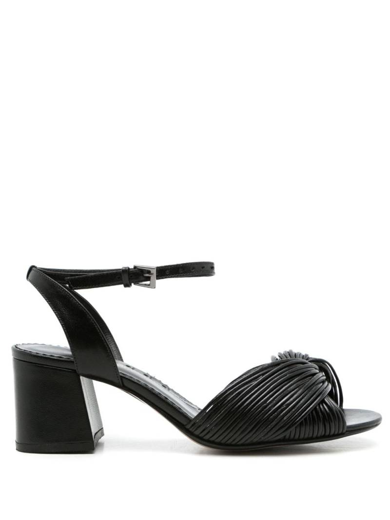 Sarah Chofakian Colagem 45mm leather sandals - Black von Sarah Chofakian