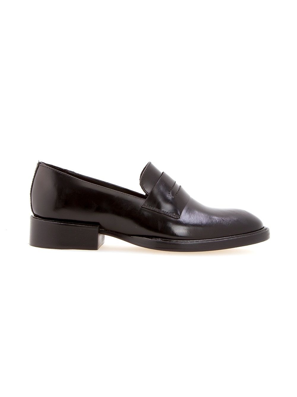 Sarah Chofakian Edward block heel loafers - Black von Sarah Chofakian