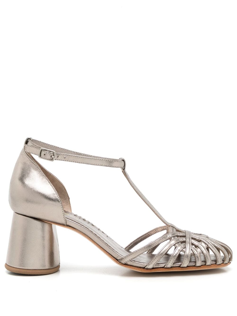 Sarah Chofakian Eugenie 65mm metallic sandals von Sarah Chofakian