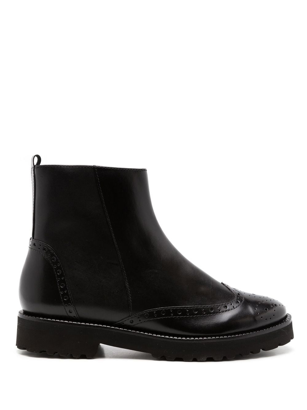 Sarah Chofakian Express brogue ankle-boots - Black von Sarah Chofakian