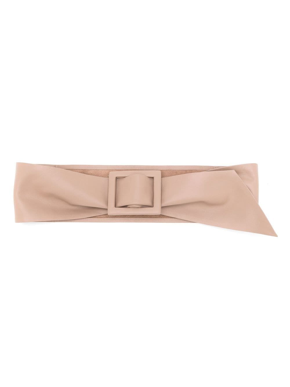 Sarah Chofakian Gatsby leather waist belt - Brown von Sarah Chofakian
