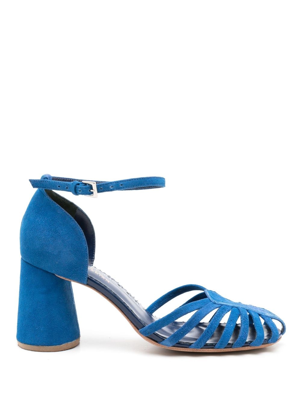 Sarah Chofakian Hilda caged 80mm sandals - Blue von Sarah Chofakian
