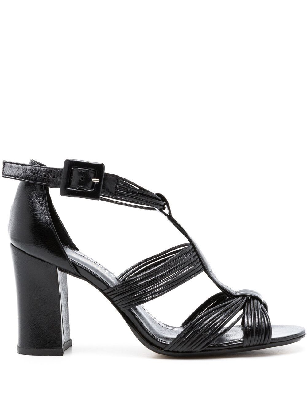 Sarah Chofakian Isabella ankle-strapp 850mm sandals - Black von Sarah Chofakian