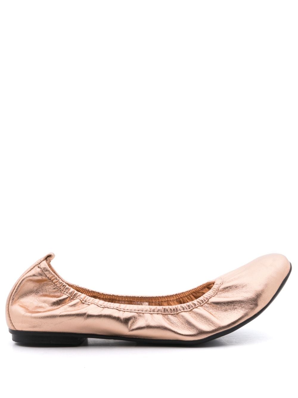 Sarah Chofakian Julia metallic ballerina shoes - Gold von Sarah Chofakian