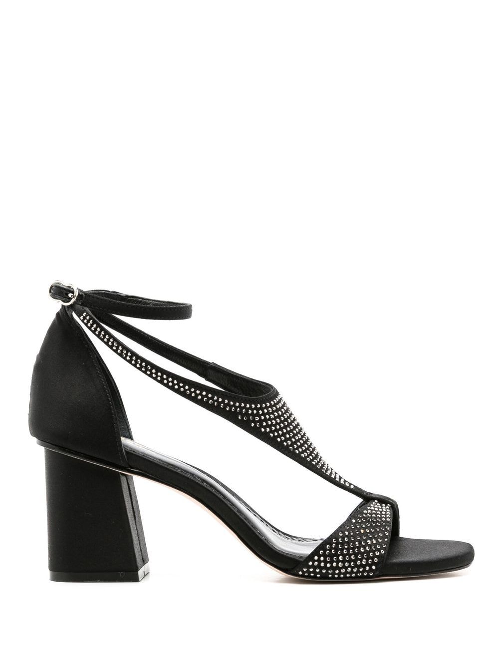 Sarah Chofakian Kylie crystal-embellished sandals - Black von Sarah Chofakian