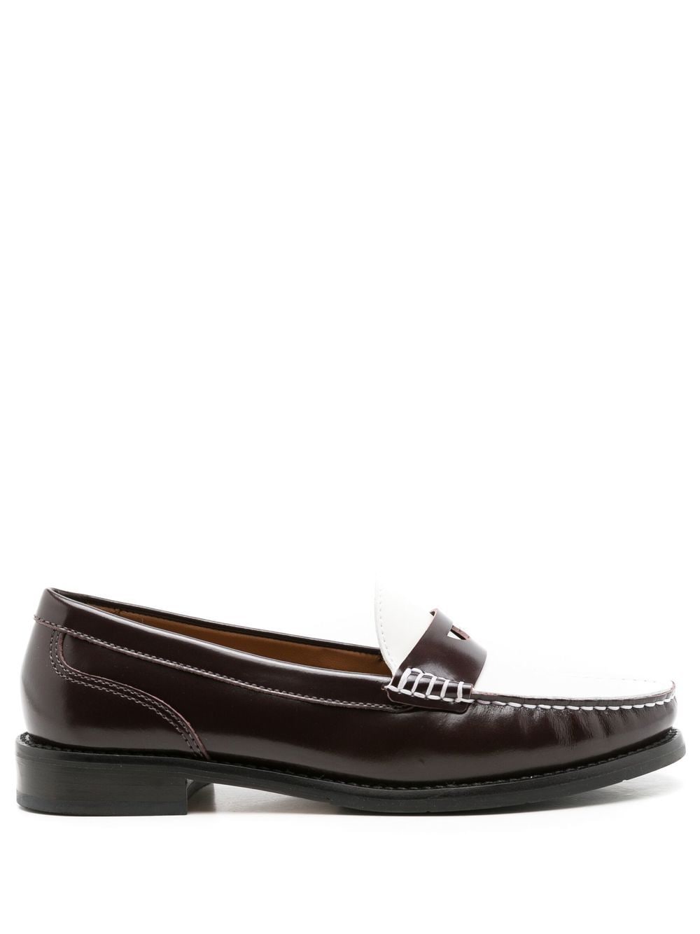 Sarah Chofakian Laine leather loafers - Brown von Sarah Chofakian