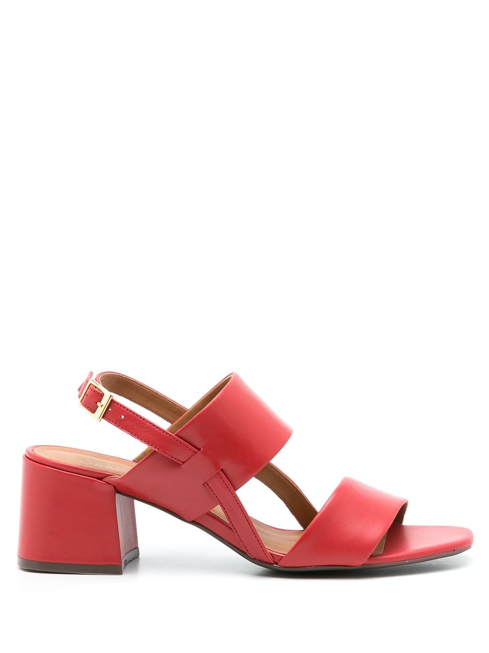 Sarah Chofakian Laura 65mm leather sandals - Red von Sarah Chofakian