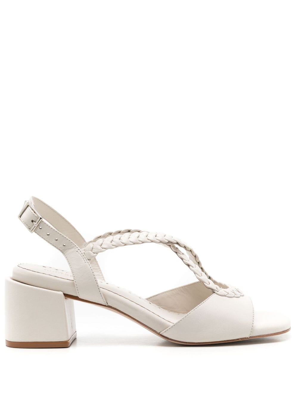 Sarah Chofakian Liane 45mm slingback sandals - White von Sarah Chofakian