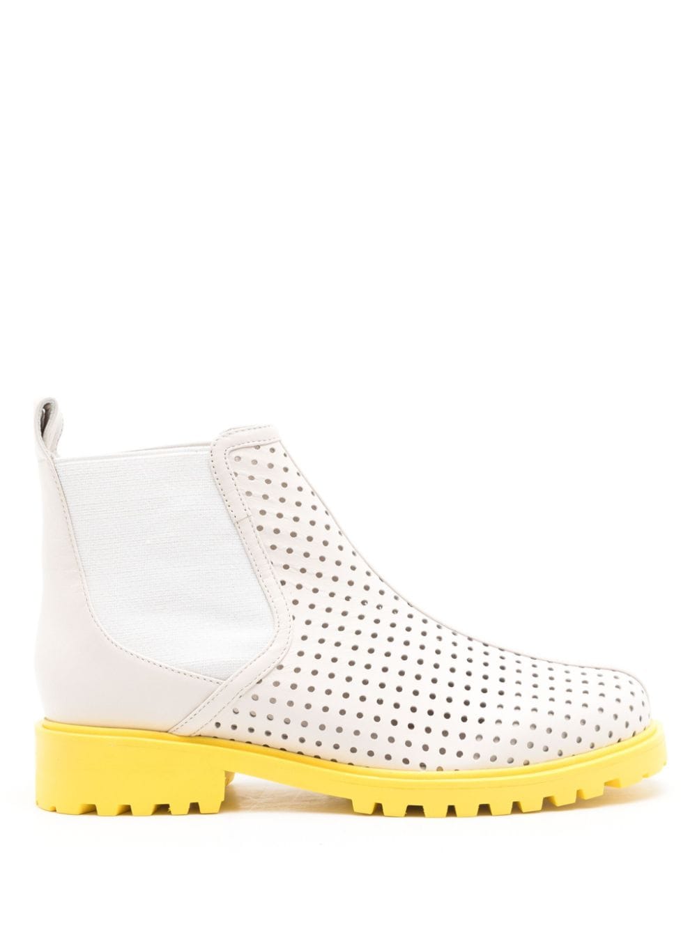 Sarah Chofakian Louis leather ankle boots - White von Sarah Chofakian