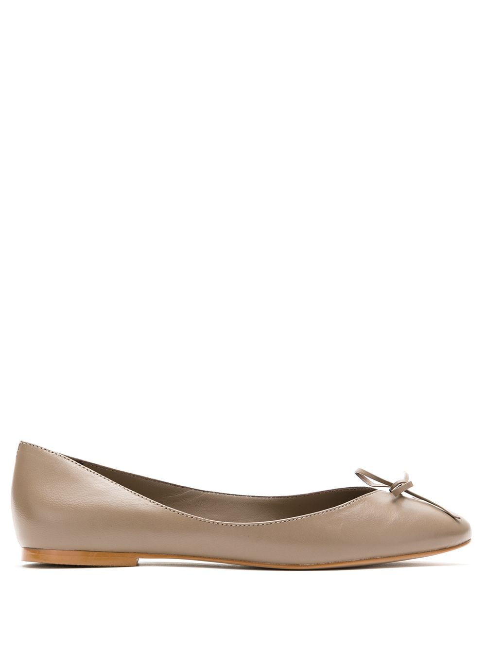 Sarah Chofakian Pila leather ballerinas - Brown von Sarah Chofakian