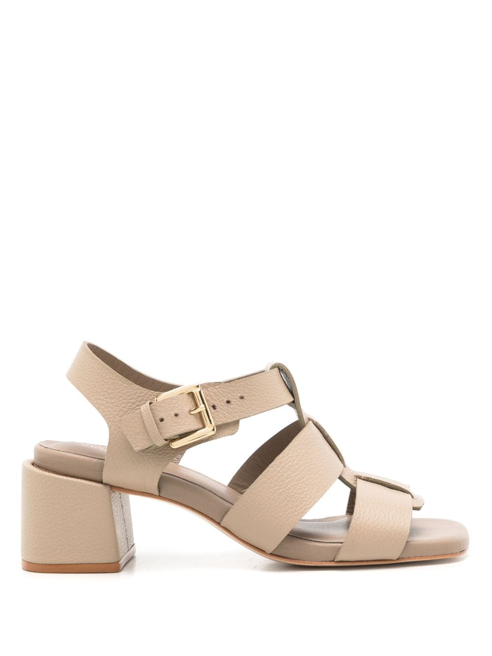 Sarah Chofakian Ponteils 45mm leather sandals - Neutrals von Sarah Chofakian